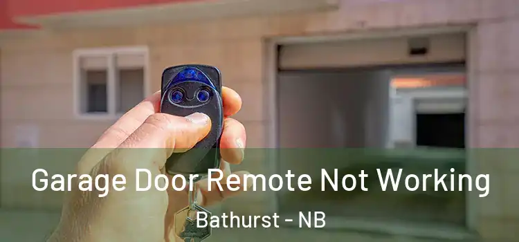 Garage Door Remote Not Working Bathurst - NB