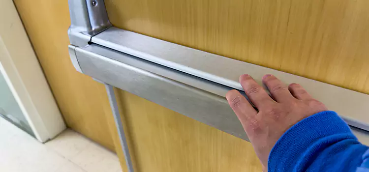 Installing a Push Bar on a Door Bathurst
